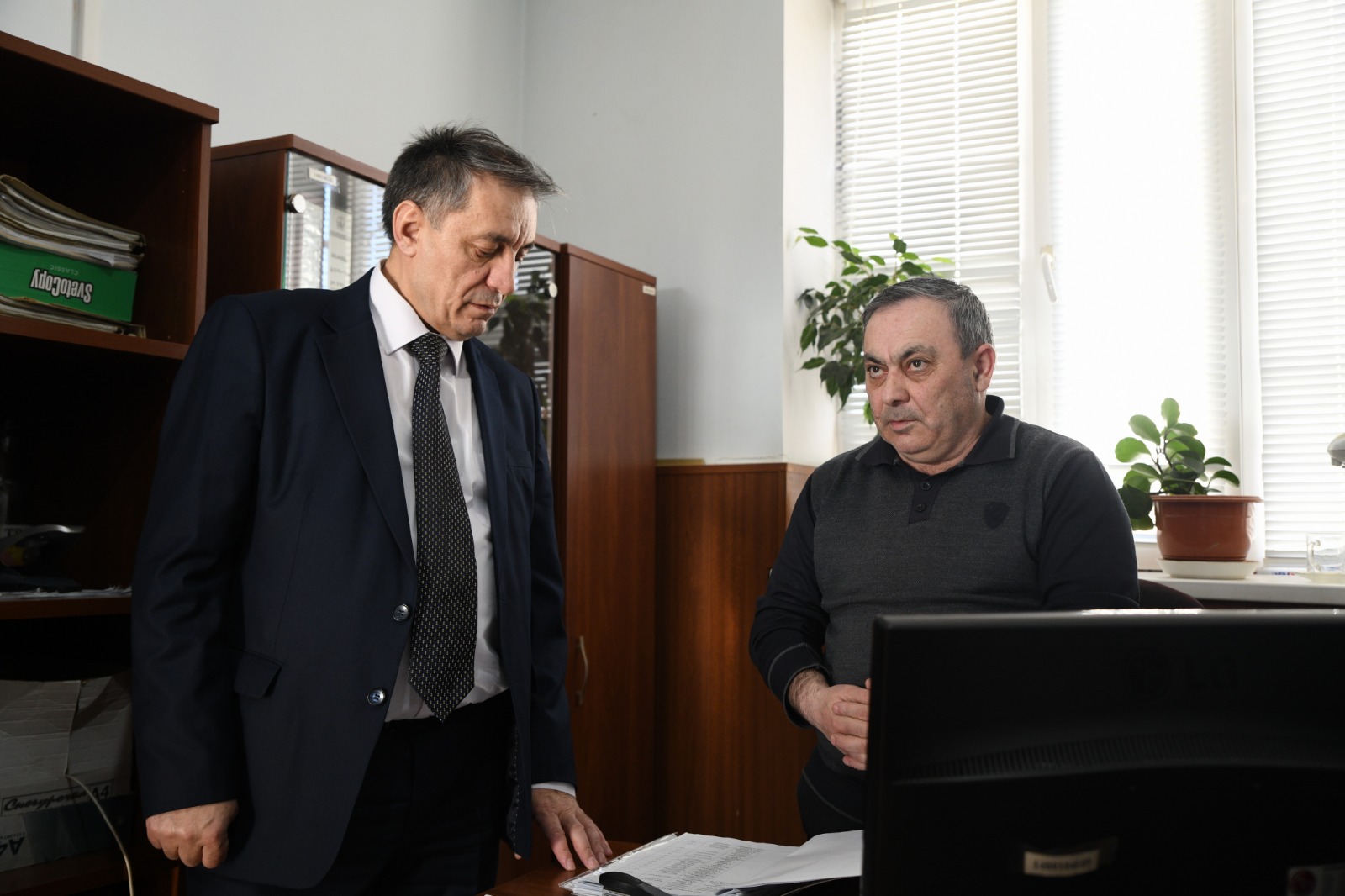 Абдурахман Махмудов проверил деятельность подведомственных учреждений Минтруда Дагестана в Дахадаевском районе